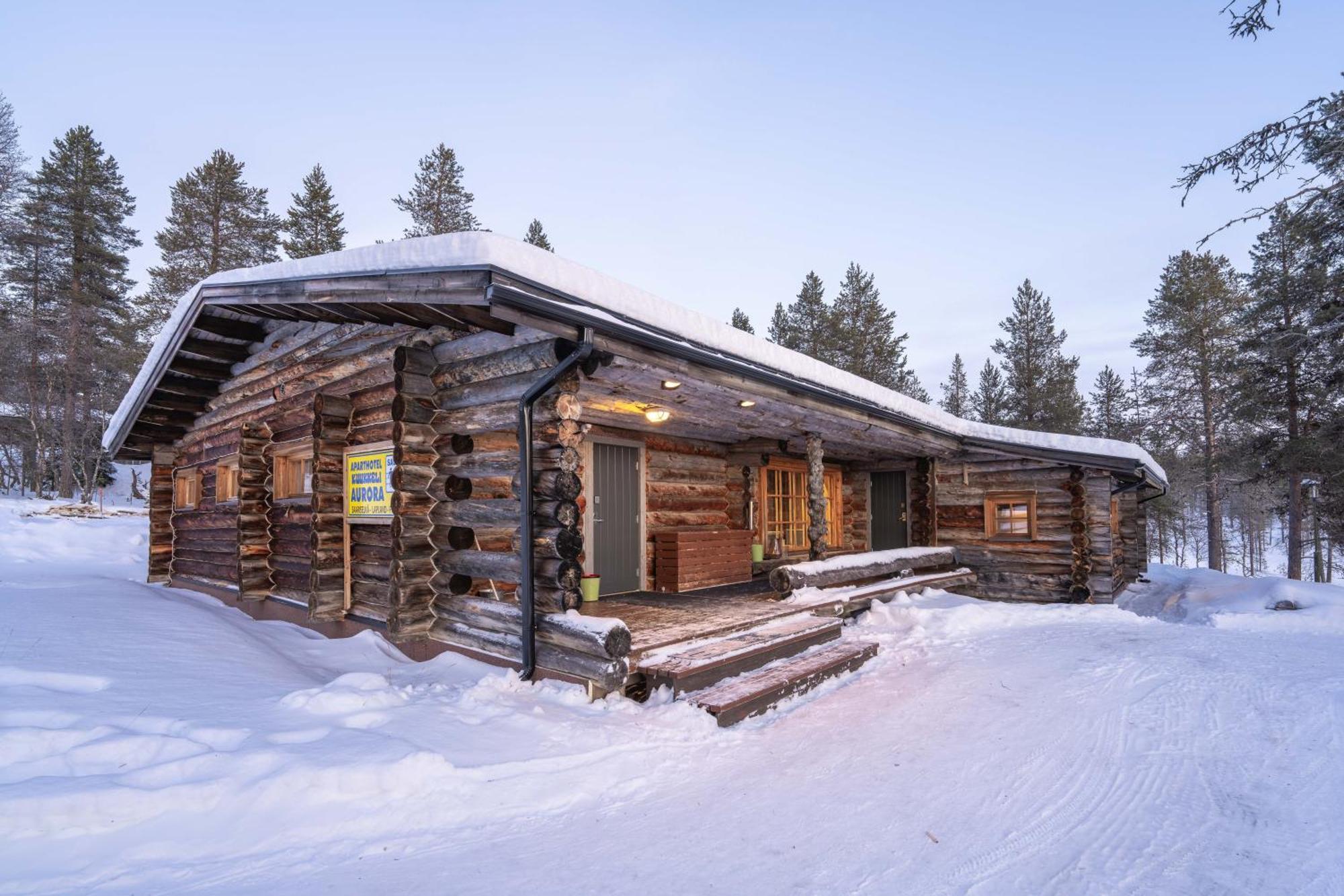 Kuukkeli Log Houses Aurora Resort Saariselka Esterno foto