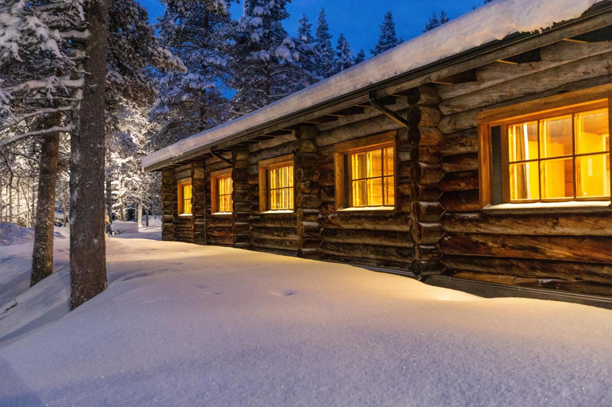 Kuukkeli Log Houses Aurora Resort Saariselka Esterno foto