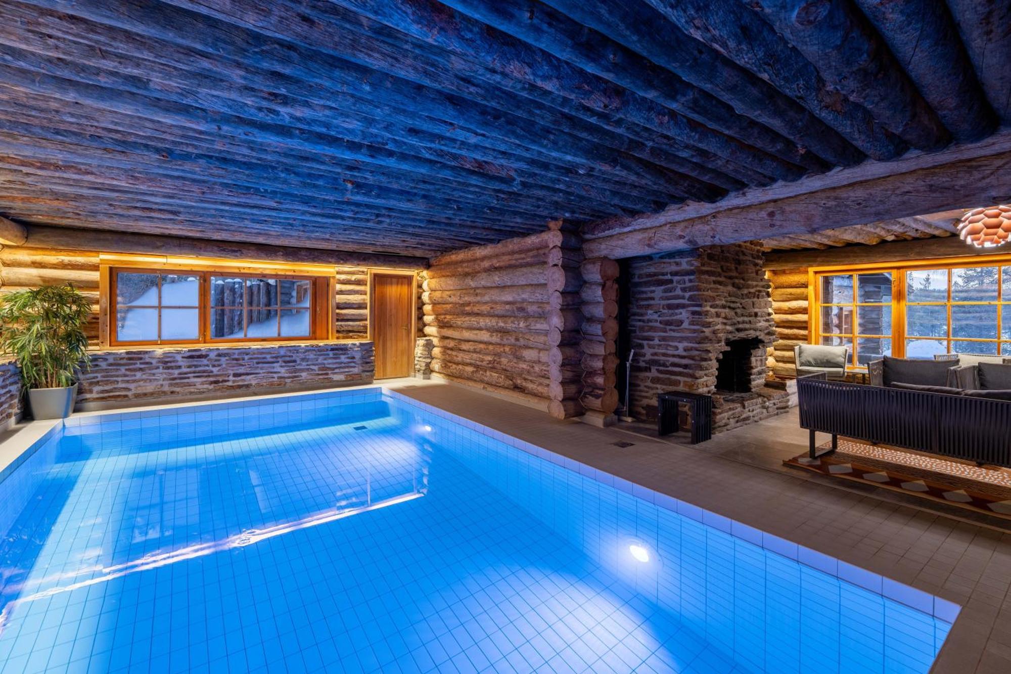 Kuukkeli Log Houses Aurora Resort Saariselka Esterno foto