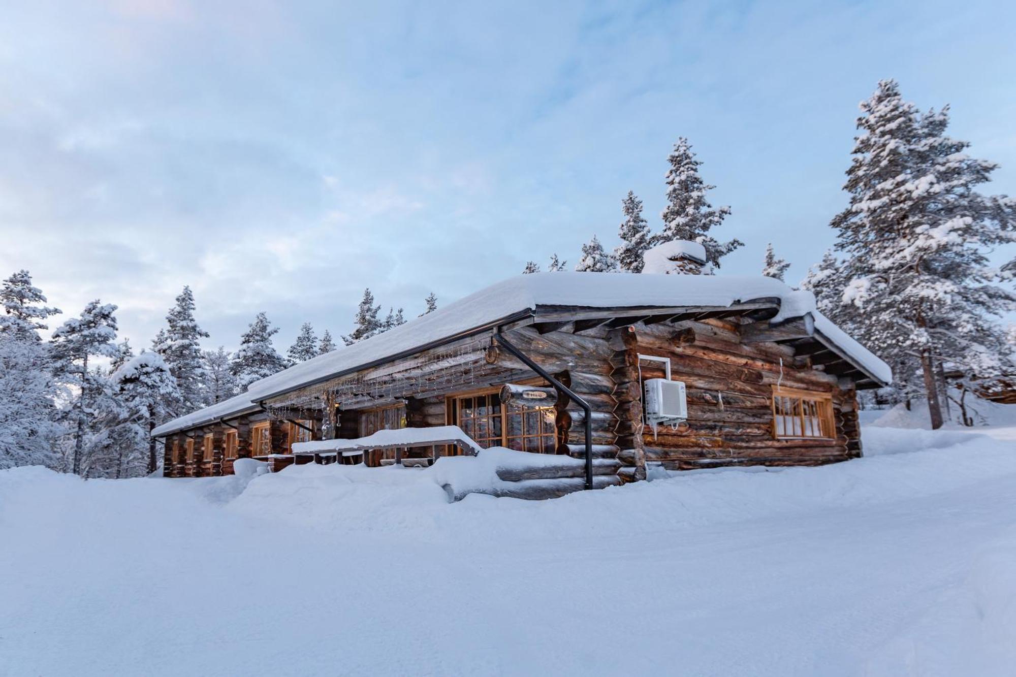 Kuukkeli Log Houses Aurora Resort Saariselka Esterno foto