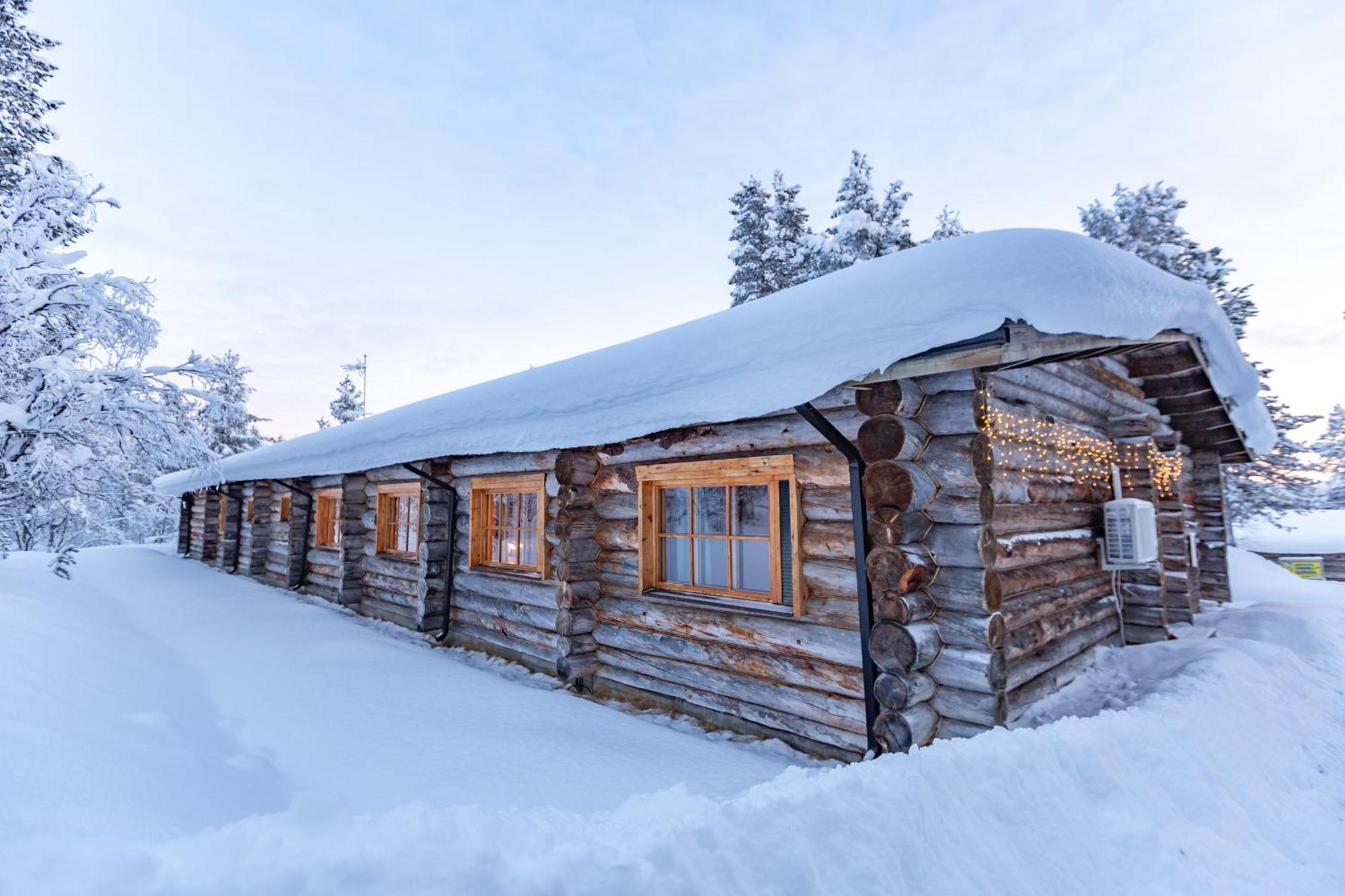 Kuukkeli Log Houses Aurora Resort Saariselka Esterno foto