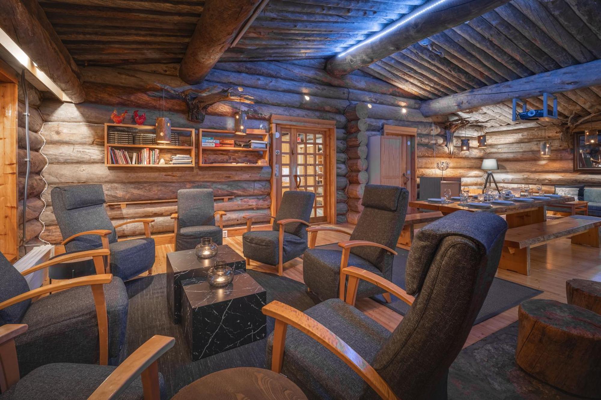 Kuukkeli Log Houses Aurora Resort Saariselka Esterno foto