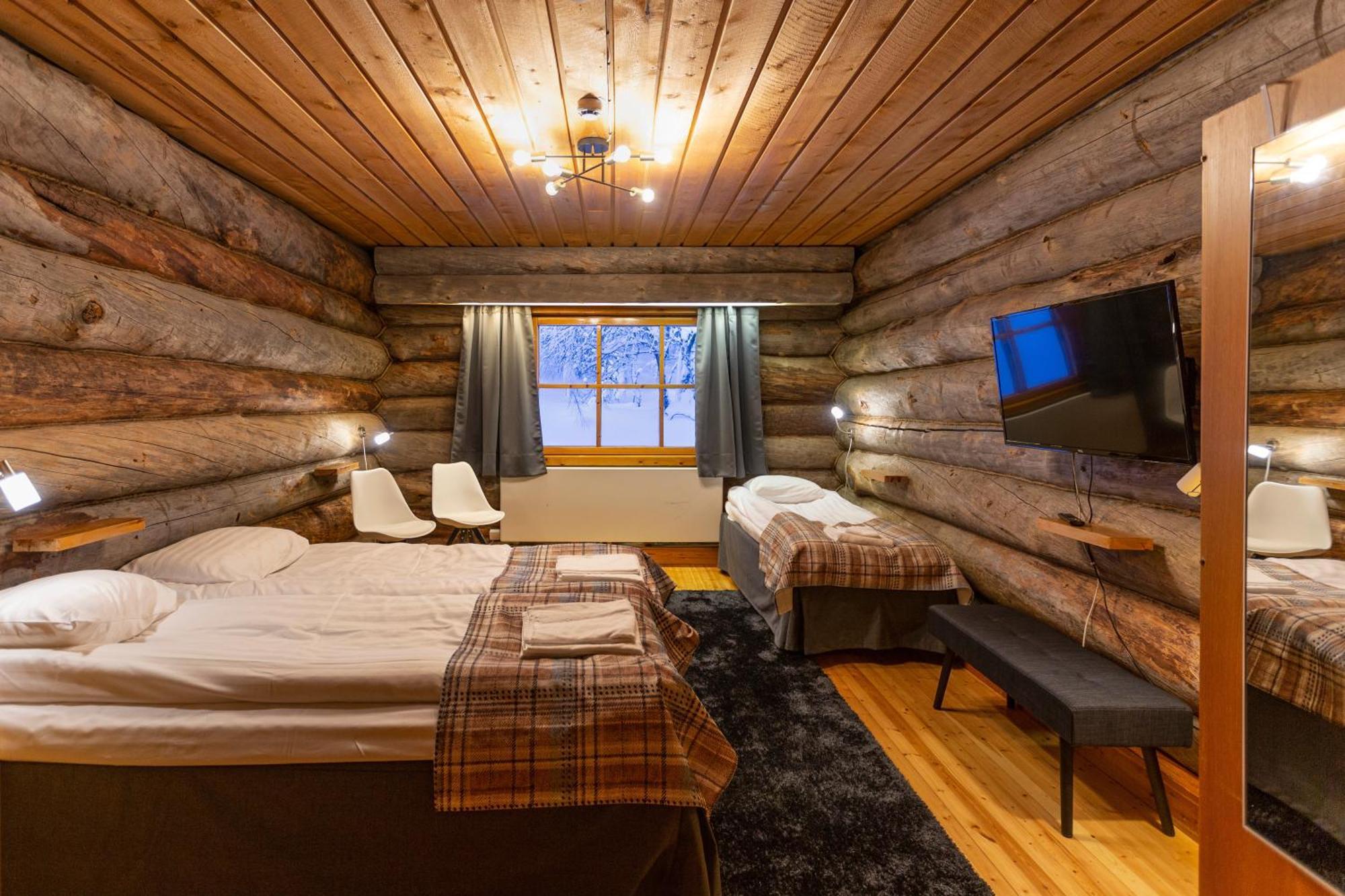 Kuukkeli Log Houses Aurora Resort Saariselka Esterno foto